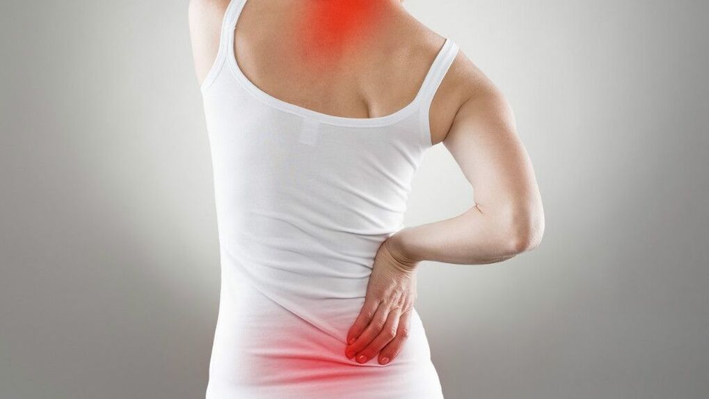 lower back pain in a woman